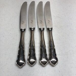 WMF Friodur Inox Silverplate 90 Dinner KNIVES 9" smooth Edge